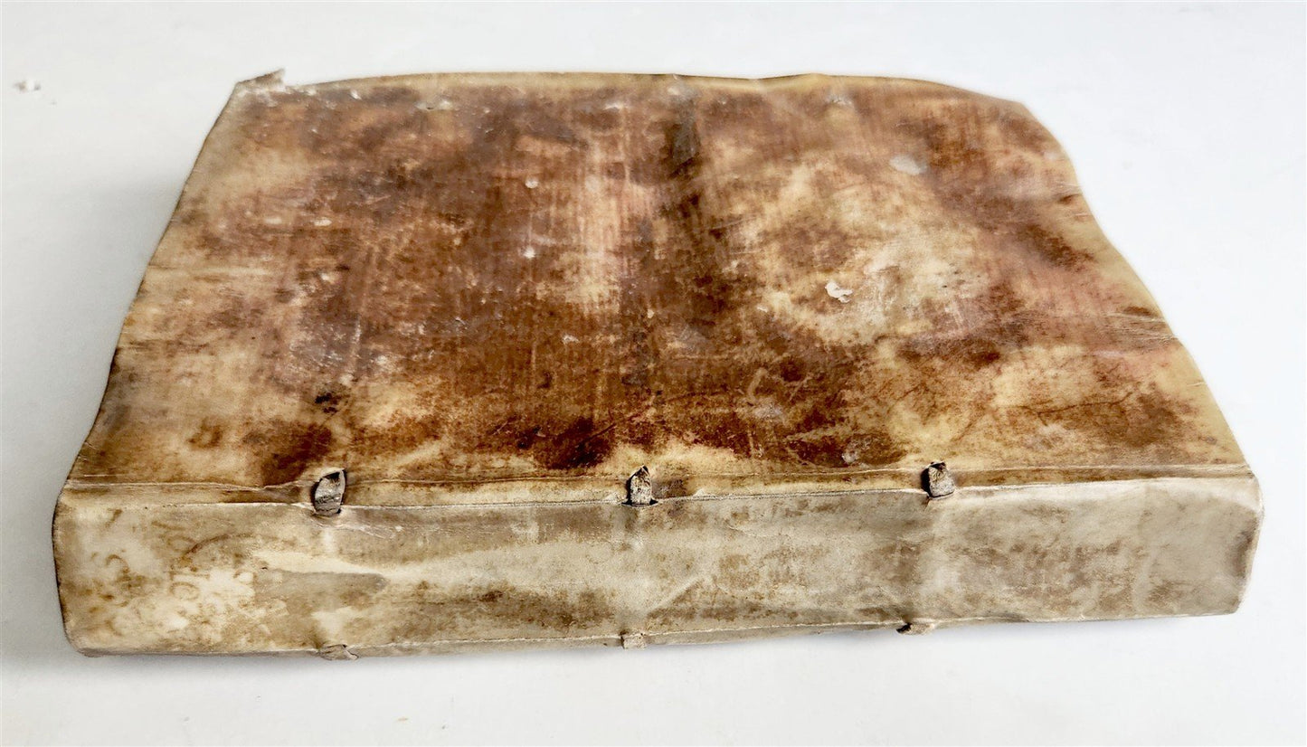 1591 LIFE of ST.LEOPOLD III ILLUSTRATED antique VELLUM BOUND 16th CENTURY
