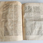 1725 HISTORICAL DICTIONARY by A. CALMET antique VELLUM BOUND FOLIO