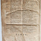 1725 HISTORICAL DICTIONARY by A. CALMET antique VELLUM BOUND FOLIO