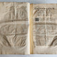 1725 HISTORICAL DICTIONARY by A. CALMET antique VELLUM BOUND FOLIO