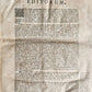 1725 HISTORICAL DICTIONARY by A. CALMET antique VELLUM BOUND FOLIO