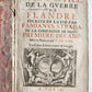 1659 Histoire de la Guerre de Flandre antique FOLIO FRENCH ROYAL PATTERN BINDING