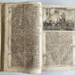 1701 WORLD'S HISTORY in GERMAN ILLUSTRATED antique VELLUM BOUND FOLIO