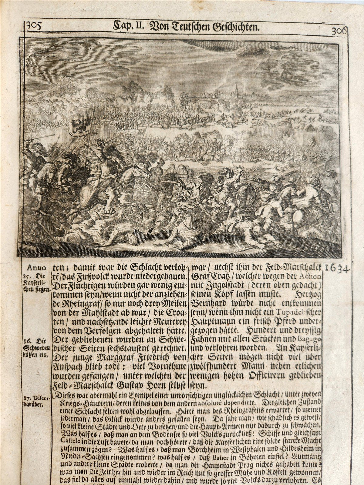 1701 WORLD'S HISTORY in GERMAN ILLUSTRATED antique VELLUM BOUND FOLIO