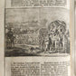 1701 WORLD'S HISTORY in GERMAN ILLUSTRATED antique VELLUM BOUND FOLIO
