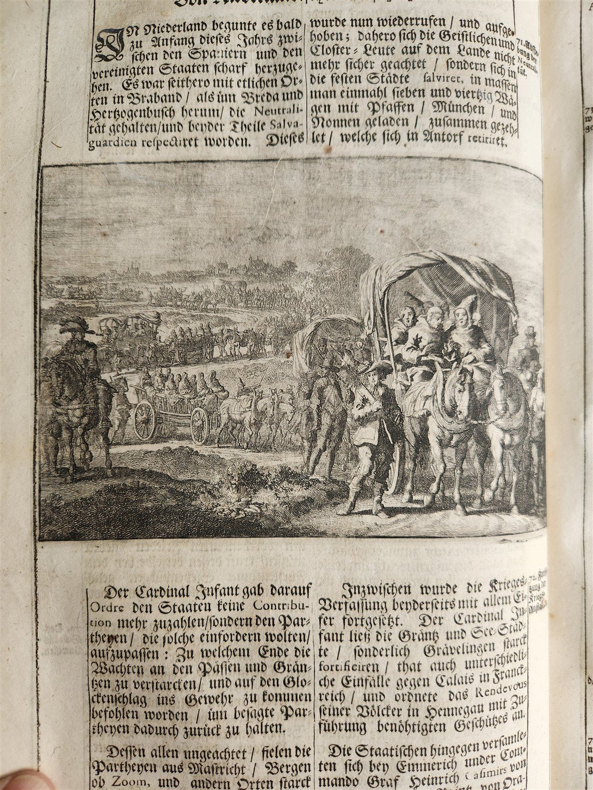 1701 WORLD'S HISTORY in GERMAN ILLUSTRATED antique VELLUM BOUND FOLIO
