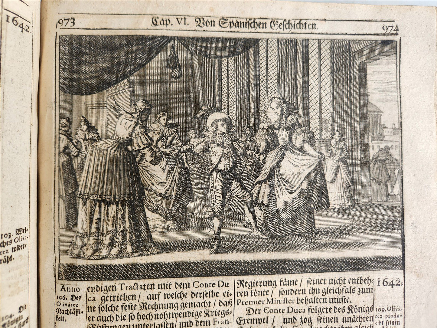 1701 WORLD'S HISTORY in GERMAN ILLUSTRATED antique VELLUM BOUND FOLIO