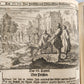 1701 WORLD'S HISTORY in GERMAN ILLUSTRATED antique VELLUM BOUND FOLIO