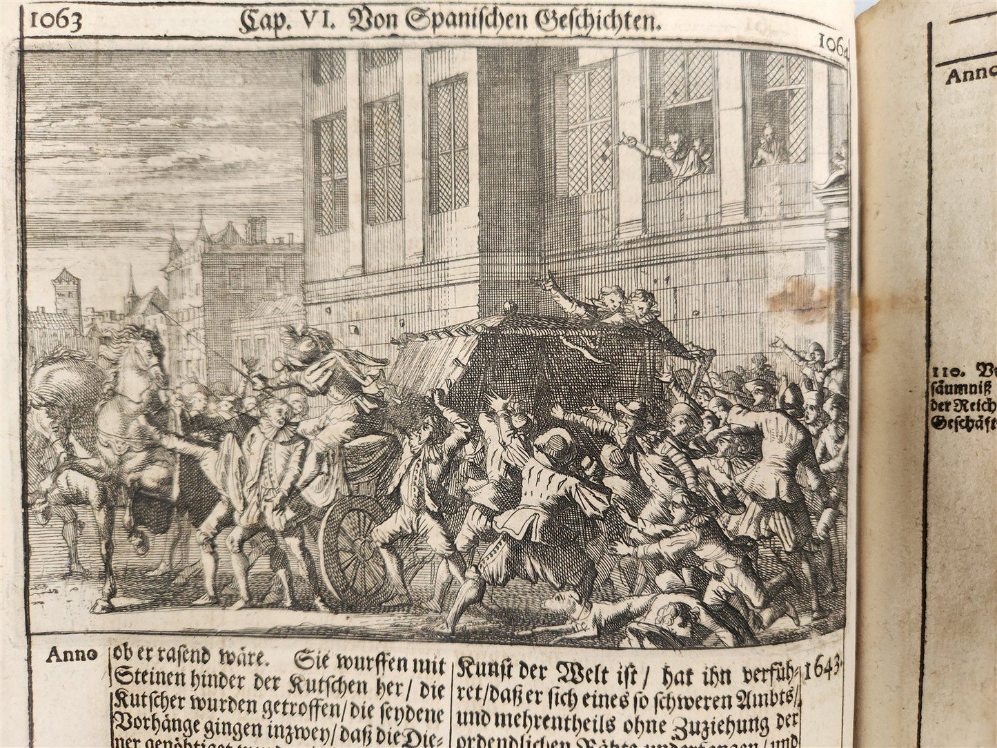 1701 WORLD'S HISTORY in GERMAN ILLUSTRATED antique VELLUM BOUND FOLIO