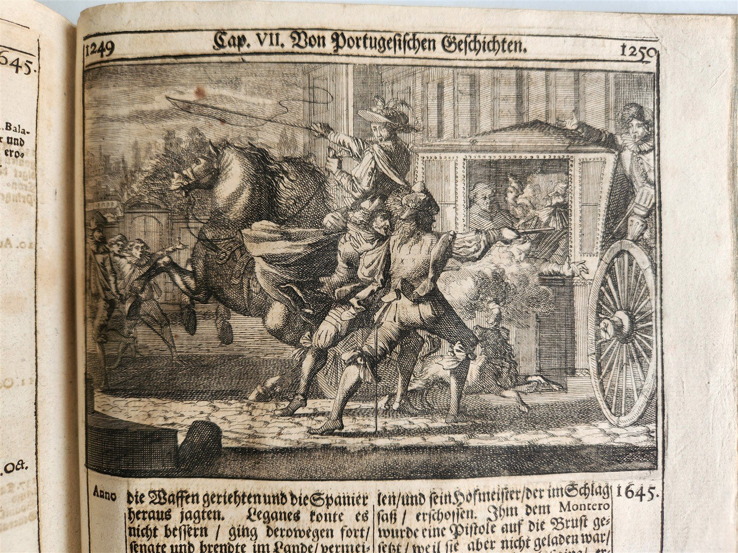 1701 WORLD'S HISTORY in GERMAN ILLUSTRATED antique VELLUM BOUND FOLIO