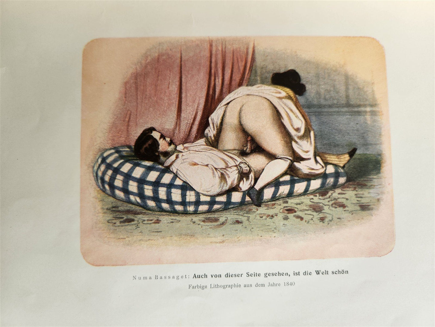 1910 FRENCH EROTICA in GERMAN ILLUSTRATED 2 VOLUMES antique RARE LTD EDITION