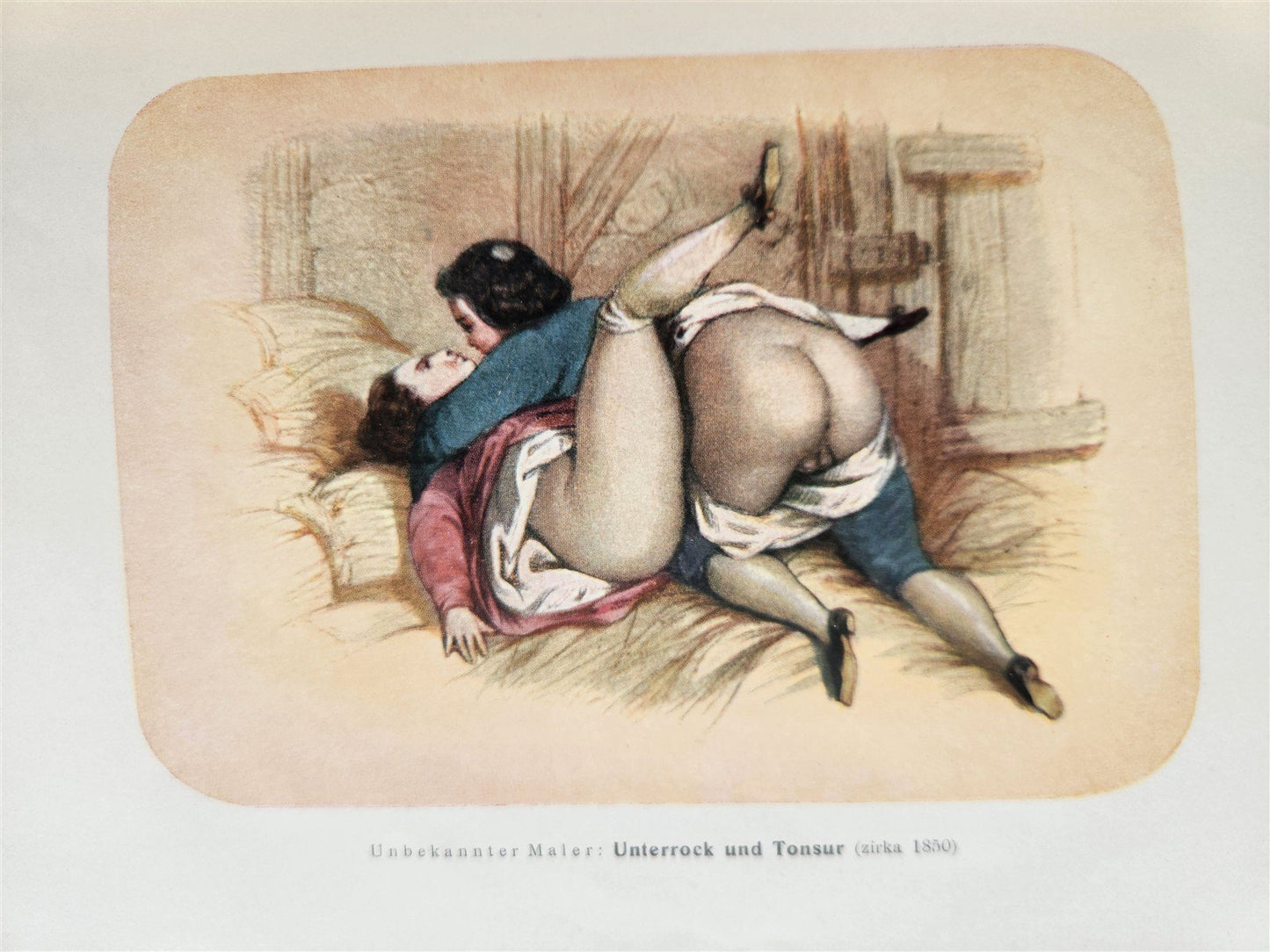 1910 FRENCH EROTICA in GERMAN ILLUSTRATED 2 VOLUMES antique RARE LTD EDITION