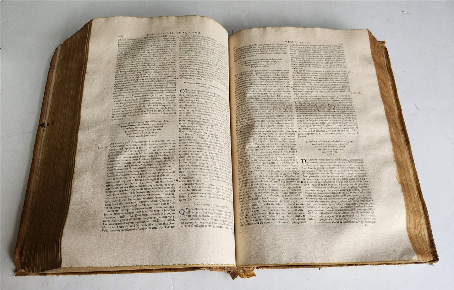 1573 CYRIL of ALEXANDRIA antique 16th CENTURY FOLIO Omnia opera quae hactenus