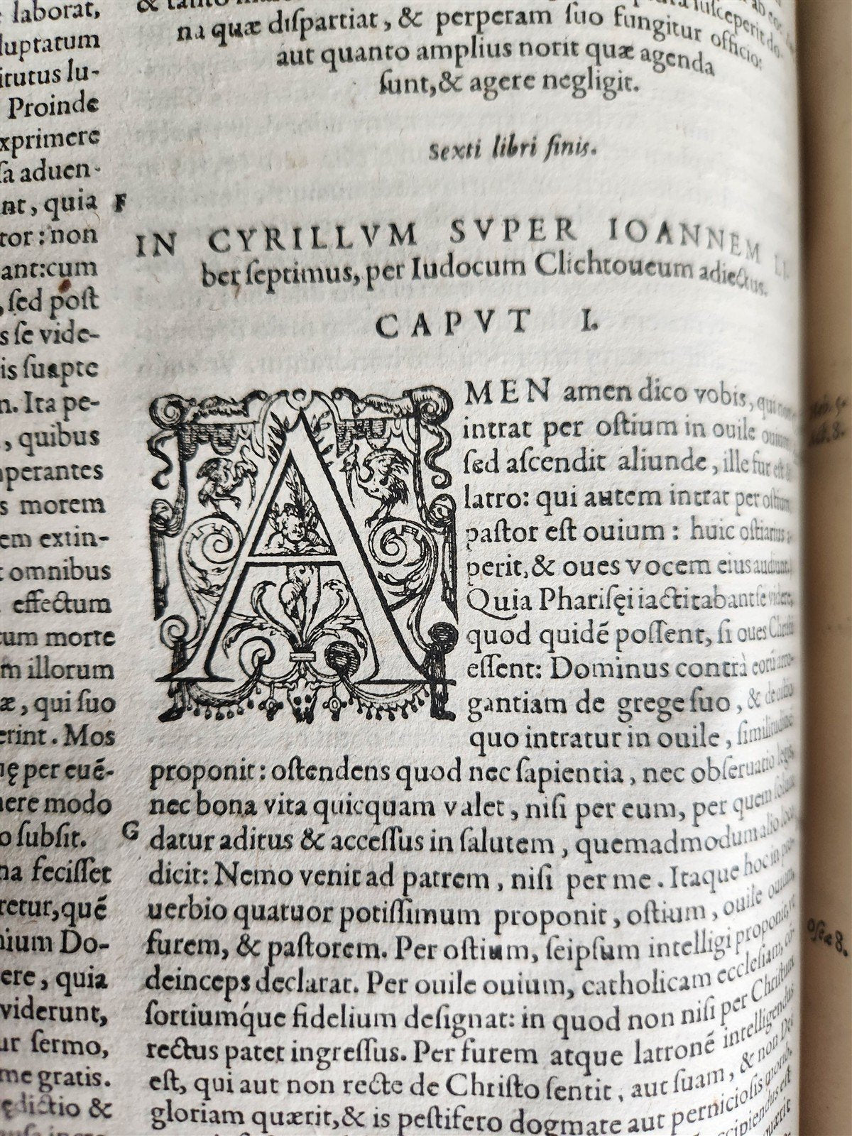 1573 CYRIL of ALEXANDRIA antique 16th CENTURY FOLIO Omnia opera quae hactenus