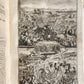 1734 ILLUSTRATED HISTORY of LEOPOLD I antique 2 FOLIO VOLUMES in SPANISH