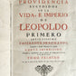 1734 ILLUSTRATED HISTORY of LEOPOLD I antique 2 FOLIO VOLUMES in SPANISH