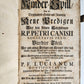 1730 SERMONS Montifontanus antique PIGSKIN BOUND FOLIO Spiritual Childrens Play
