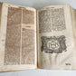 1730 SERMONS Montifontanus antique PIGSKIN BOUND FOLIO Spiritual Childrens Play