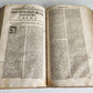 1730 SERMONS Montifontanus antique PIGSKIN BOUND FOLIO Spiritual Childrens Play