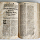 1730 SERMONS Montifontanus antique PIGSKIN BOUND FOLIO Spiritual Childrens Play