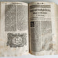 1730 SERMONS Montifontanus antique PIGSKIN BOUND FOLIO Spiritual Childrens Play