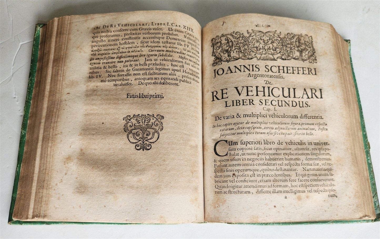1671 TREATISE on the TRANSPORT of ANTIQUITY antique ILLUSTRATED vellum