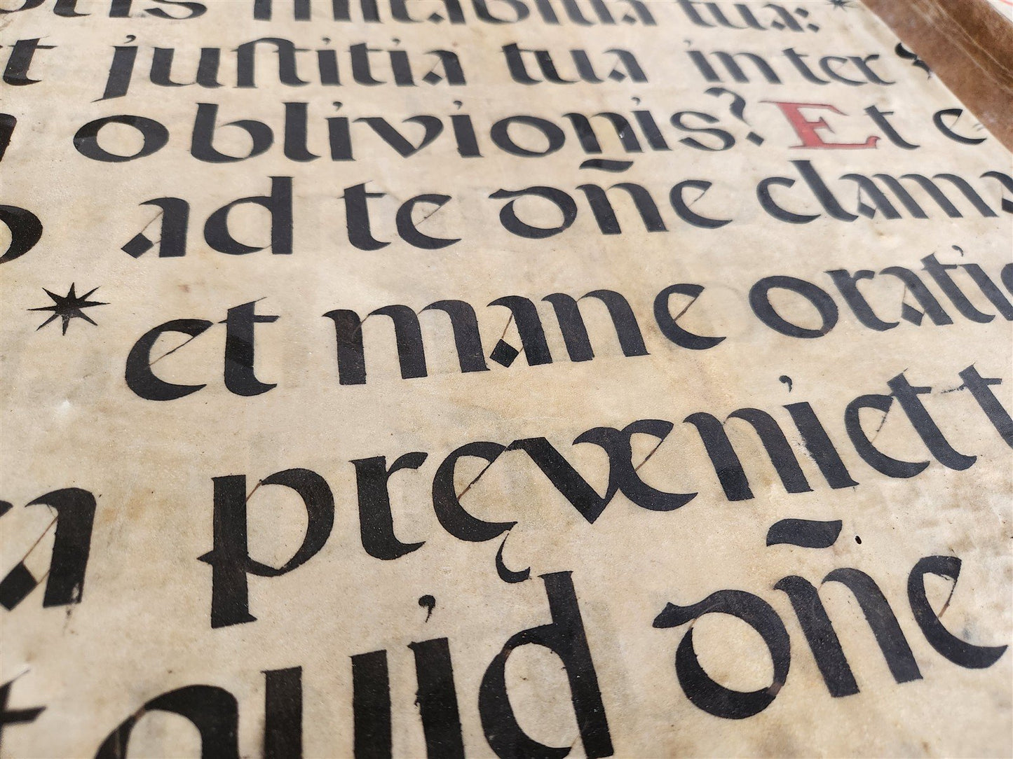 15th CENTURY UNIQUE MASSIVE BINDING FOR ANTIPHONAL CHURCH MANUSCRIPT antique