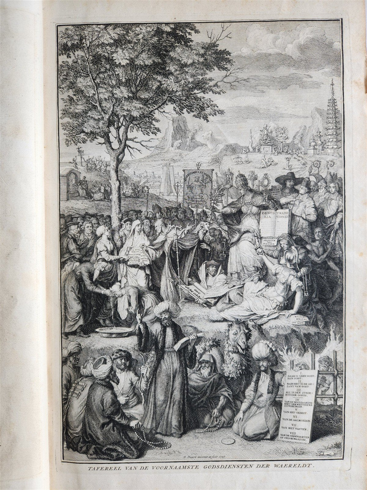 1727 HISTORY of CEREMONIES CUSTOMS of ALL PEOPLE 6 VOLUMES antique ILLUSTRATED