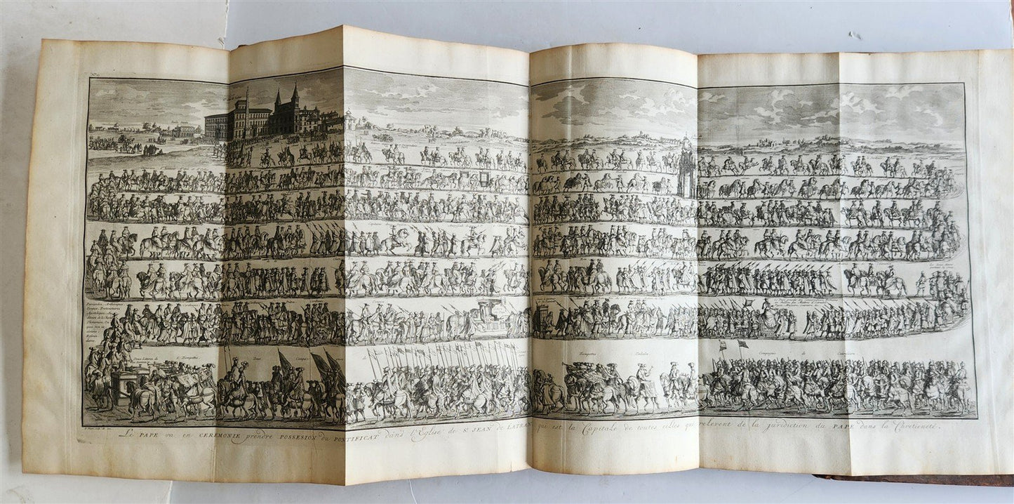 1727 HISTORY of CEREMONIES CUSTOMS of ALL PEOPLE 6 VOLUMES antique ILLUSTRATED