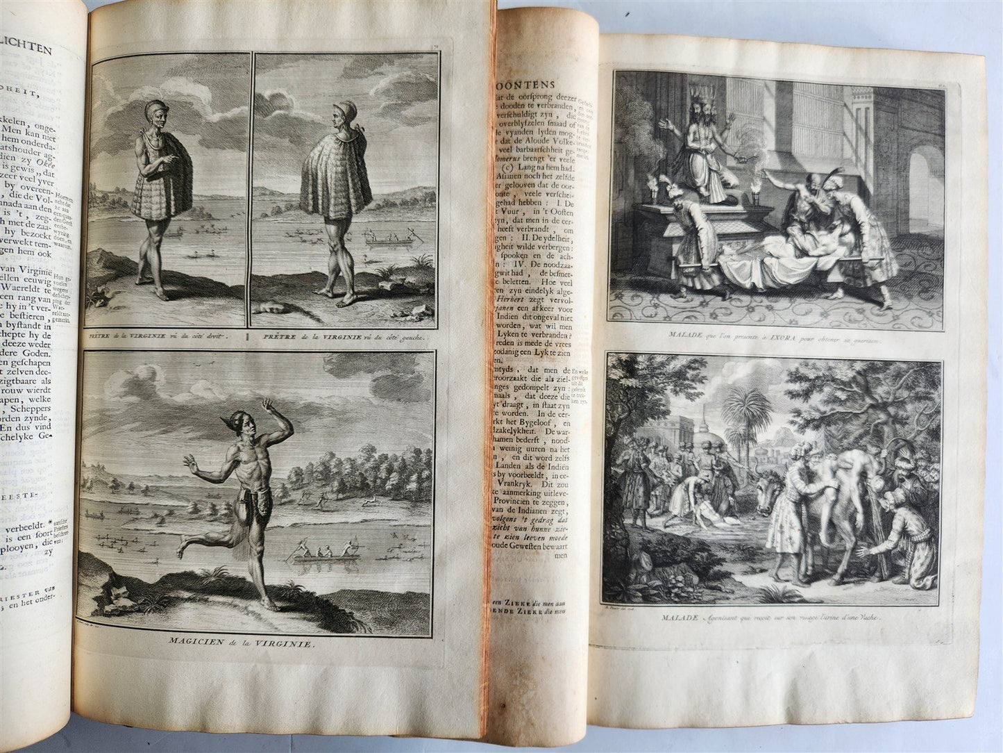 1727 HISTORY of CEREMONIES CUSTOMS of ALL PEOPLE 6 VOLUMES antique ILLUSTRATED