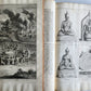 1727 HISTORY of CEREMONIES CUSTOMS of ALL PEOPLE 6 VOLUMES antique ILLUSTRATED