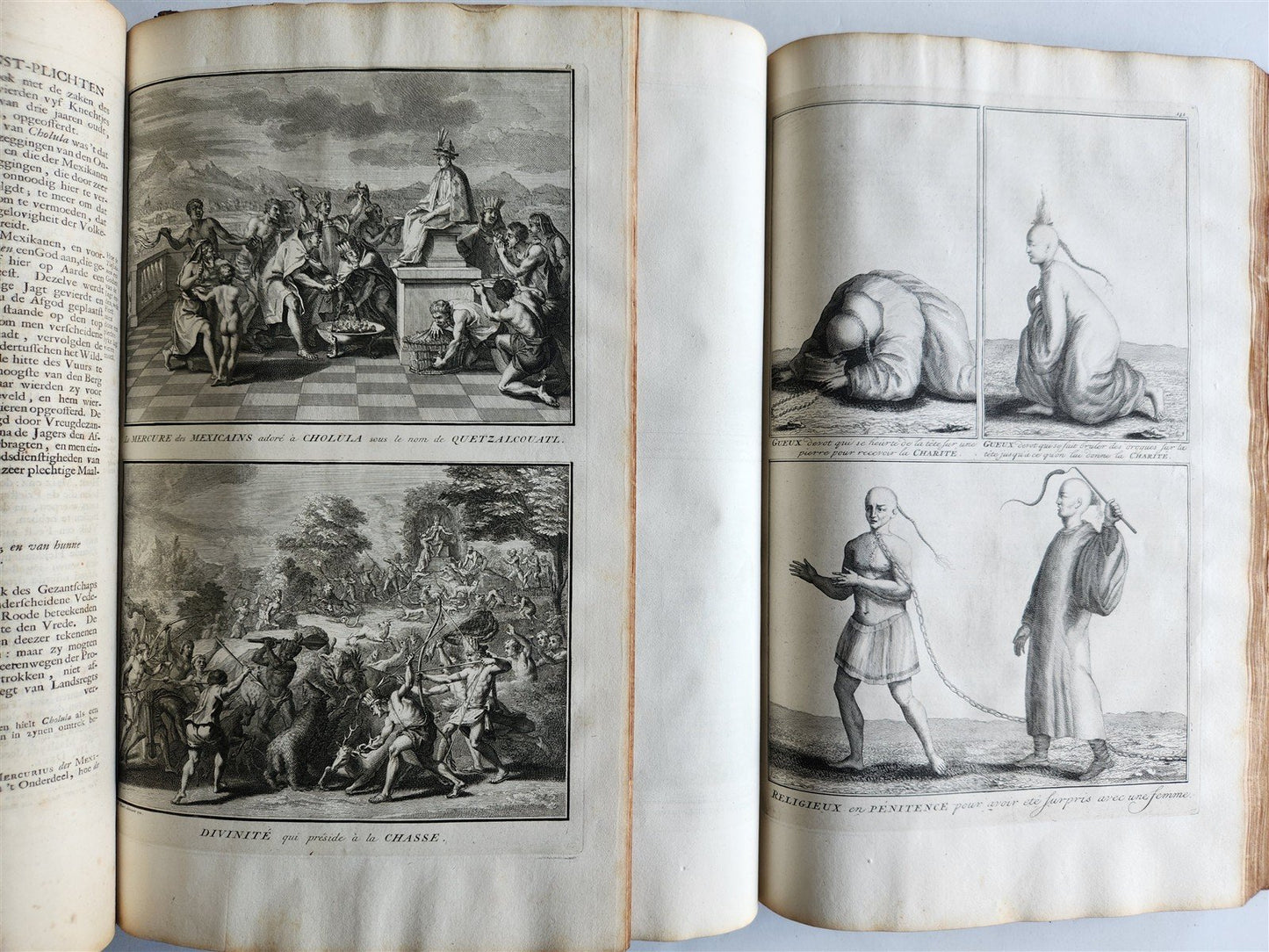 1727 HISTORY of CEREMONIES CUSTOMS of ALL PEOPLE 6 VOLUMES antique ILLUSTRATED