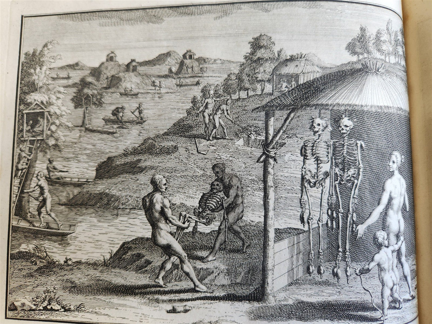 1727 HISTORY of CEREMONIES CUSTOMS of ALL PEOPLE 6 VOLUMES antique ILLUSTRATED
