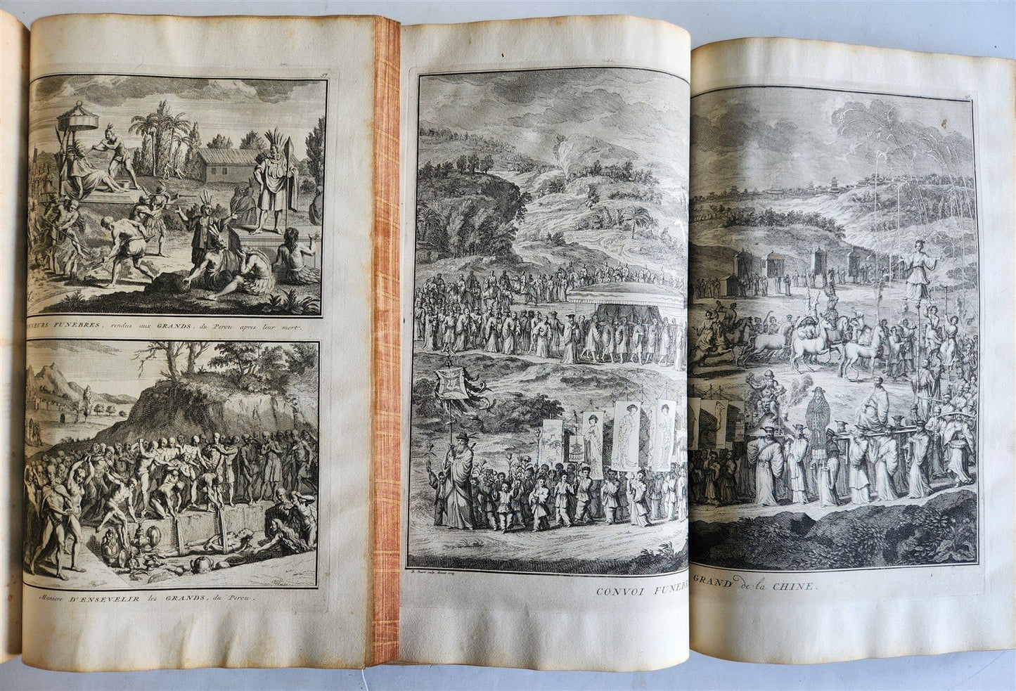 1727 HISTORY of CEREMONIES CUSTOMS of ALL PEOPLE 6 VOLUMES antique ILLUSTRATED