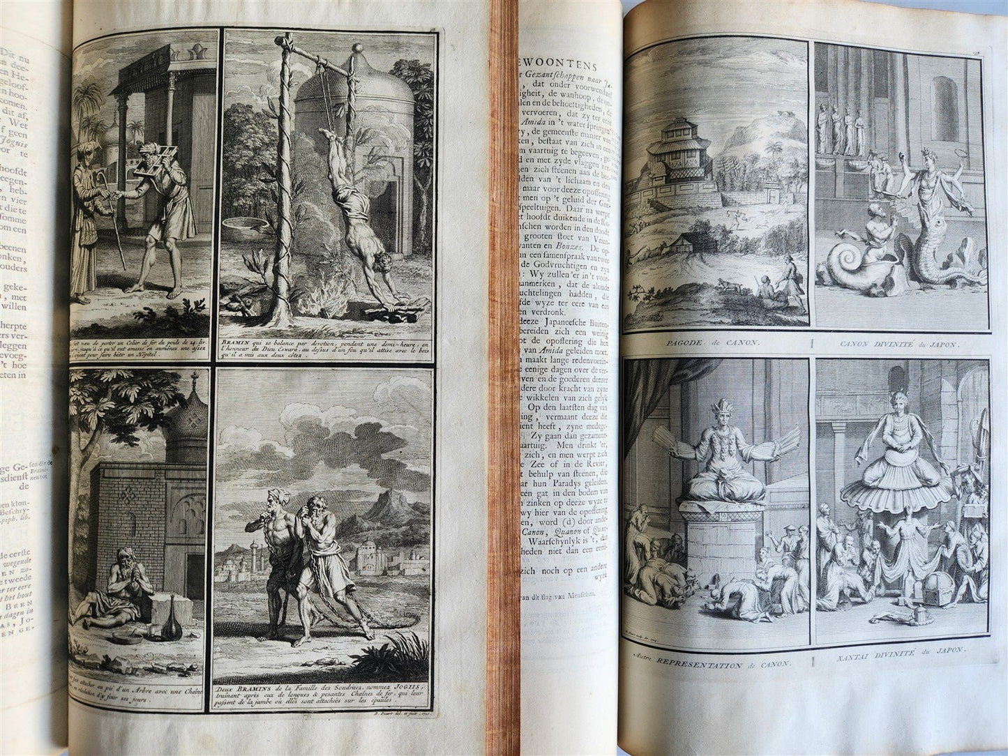 1727 HISTORY of CEREMONIES CUSTOMS of ALL PEOPLE 6 VOLUMES antique ILLUSTRATED