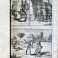 1727 HISTORY of CEREMONIES CUSTOMS of ALL PEOPLE 6 VOLUMES antique ILLUSTRATED