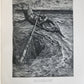 1877 ANCIENT MARINER ILLUSTRATED by GUSTAVE DORE antique Der alte Matrose GERMAN