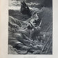 1877 ANCIENT MARINER ILLUSTRATED by GUSTAVE DORE antique Der alte Matrose GERMAN