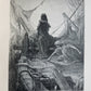 1877 ANCIENT MARINER ILLUSTRATED by GUSTAVE DORE antique Der alte Matrose GERMAN