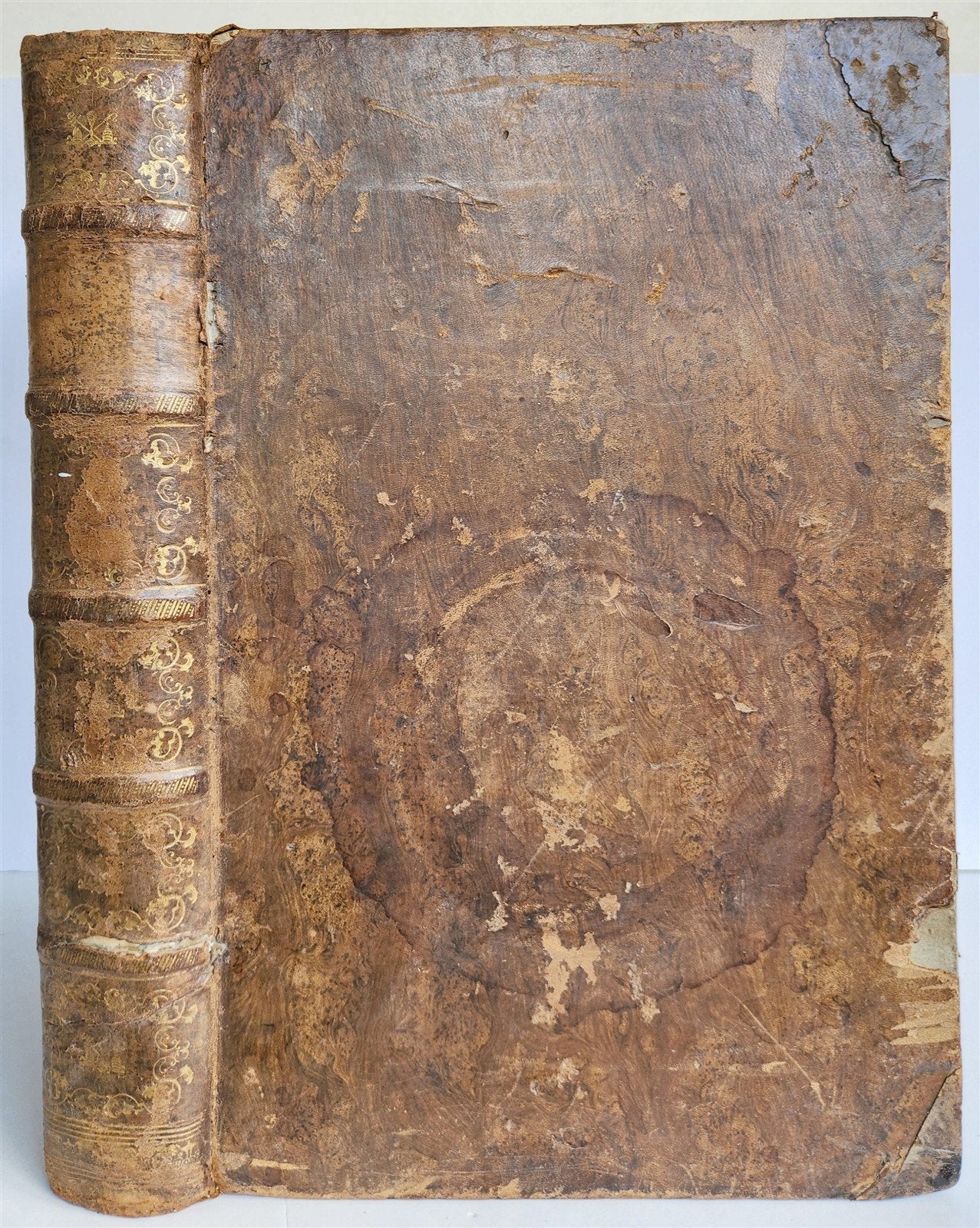 1854 ANTIPHONARIUM ROMANUM antique MASSIVE FOLIO 12.5 by 18.5"