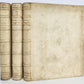 1753 DUTCH POETRY 3 VELLUM BOUND VOLUMES antique Nagelaten Gedichten