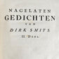 1753 DUTCH POETRY 3 VELLUM BOUND VOLUMES antique Nagelaten Gedichten
