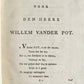1753 DUTCH POETRY 3 VELLUM BOUND VOLUMES antique Nagelaten Gedichten