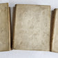 1753 DUTCH POETRY 3 VELLUM BOUND VOLUMES antique Nagelaten Gedichten
