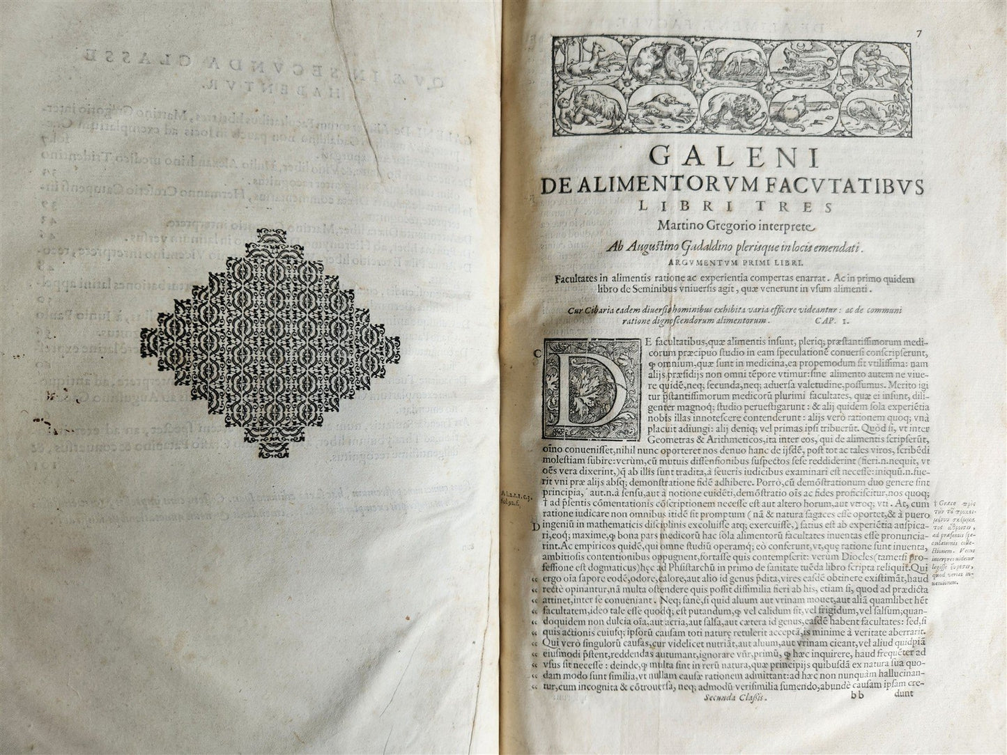 1586 GALEN WORKS GIUNTA PRESS antique 16th CENTURY THICK FOLIO medical treatise