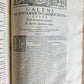 1586 GALEN WORKS GIUNTA PRESS antique 16th CENTURY THICK FOLIO medical treatise