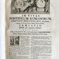 1728 LIVES of ROMAN POPES by Anastasius Bibliothecarius VELLUM FOLIO antique
