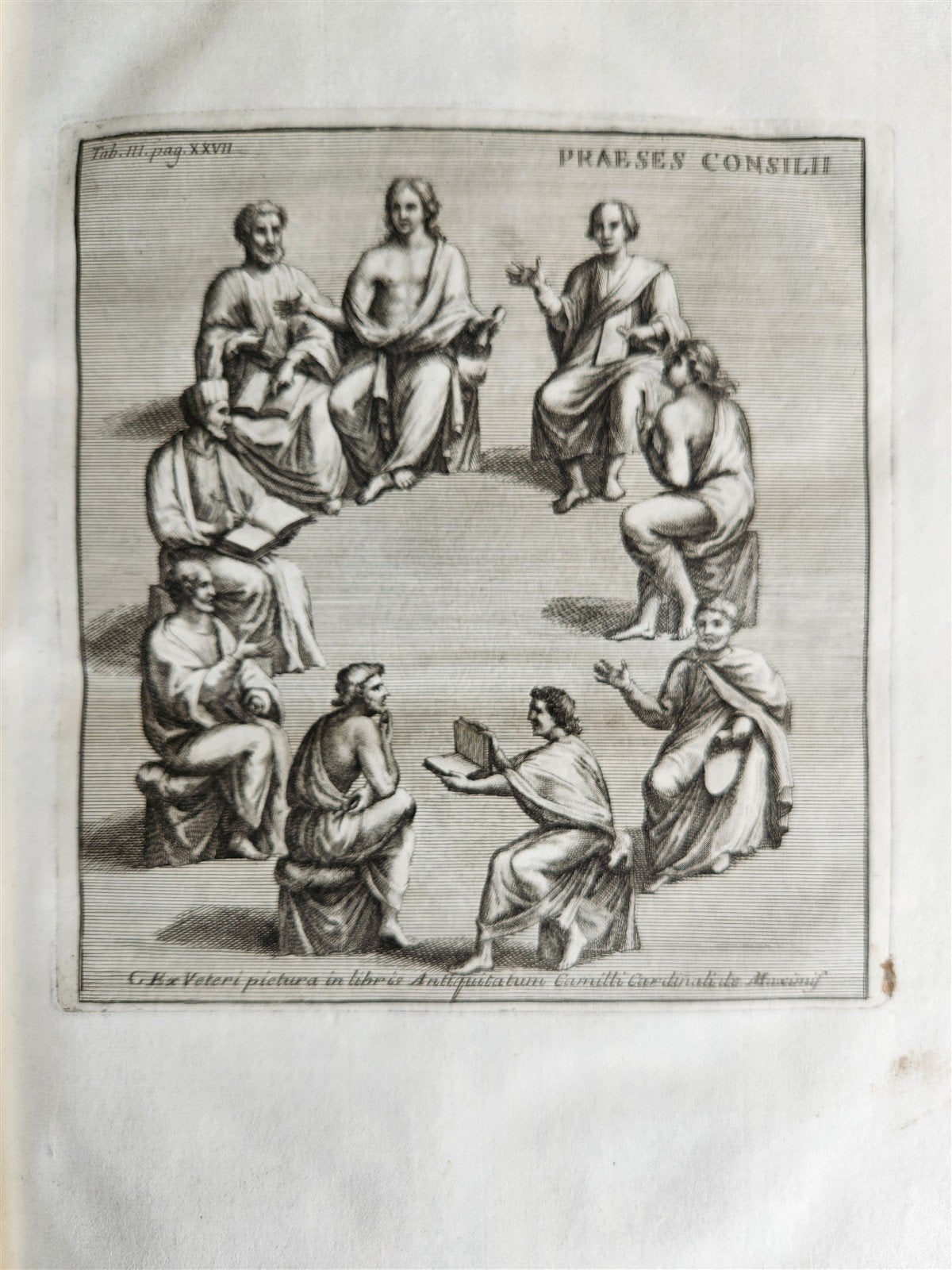 1728 LIVES of ROMAN POPES by Anastasius Bibliothecarius VELLUM FOLIO antique