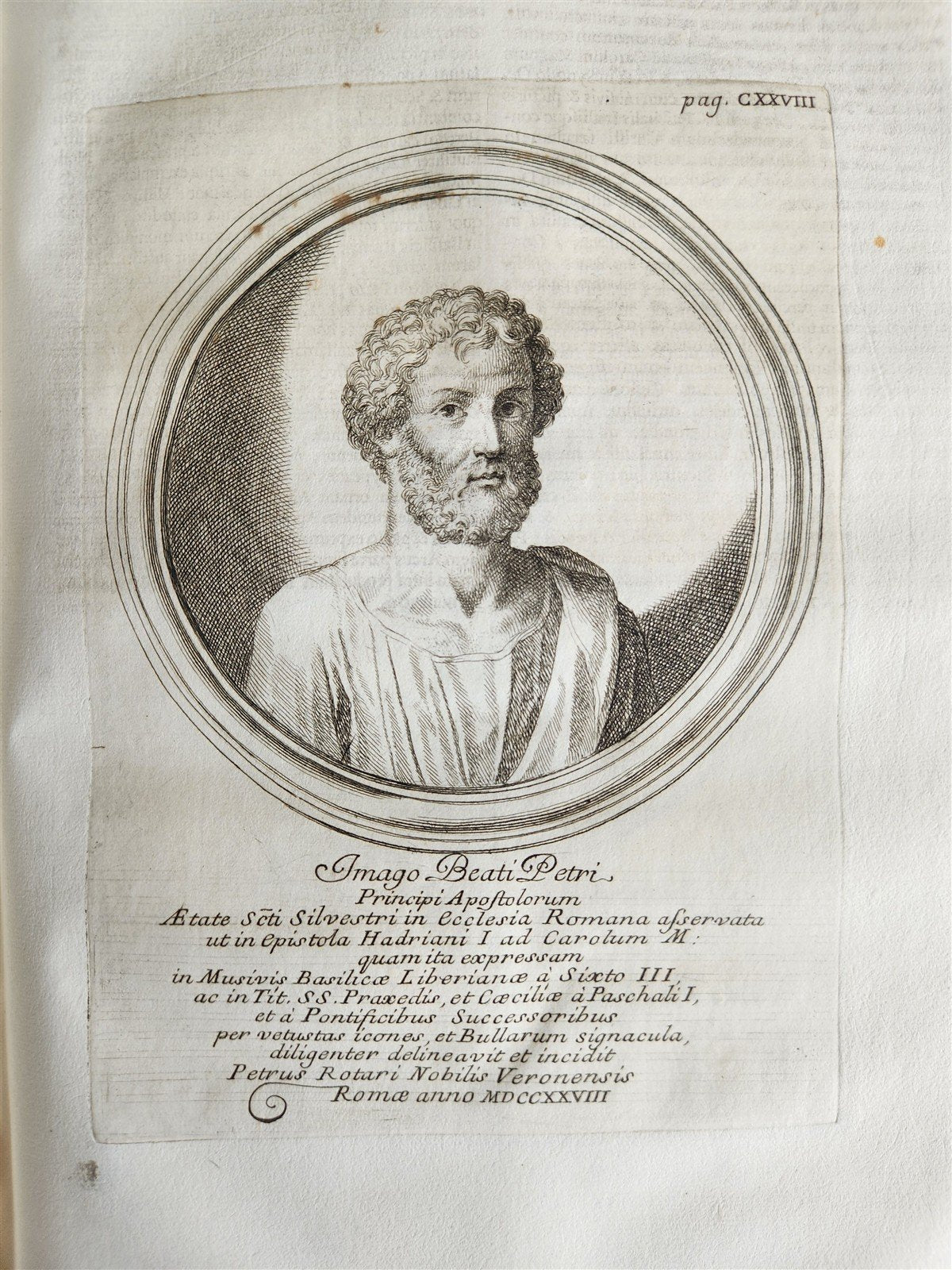 1728 LIVES of ROMAN POPES by Anastasius Bibliothecarius VELLUM FOLIO antique