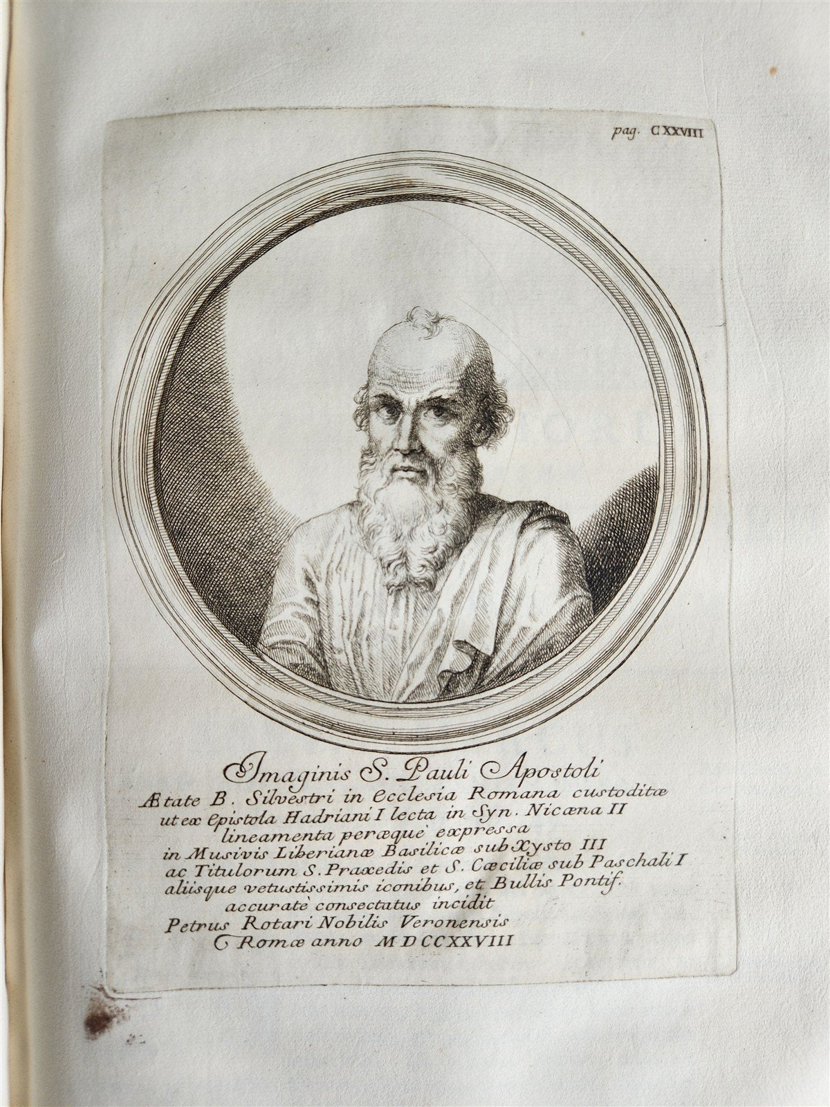 1728 LIVES of ROMAN POPES by Anastasius Bibliothecarius VELLUM FOLIO antique